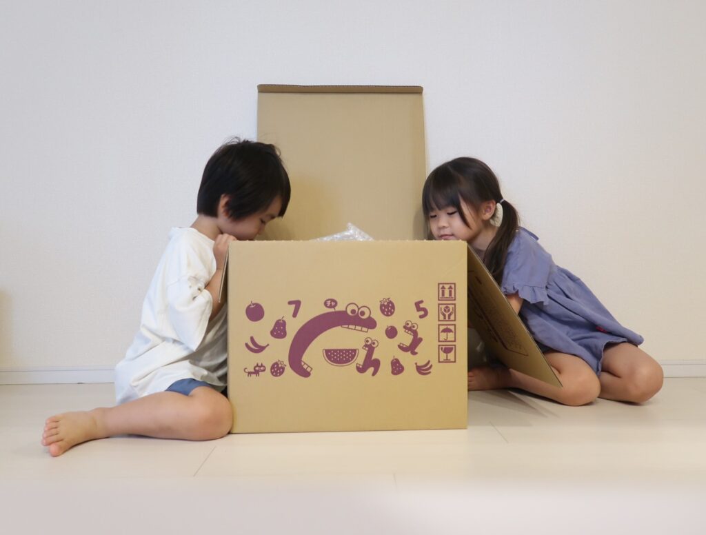 おもちゃサブスクが届いた